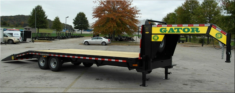 Gooseneck flat bed trailer for sale14k  Hardin County, Tennessee